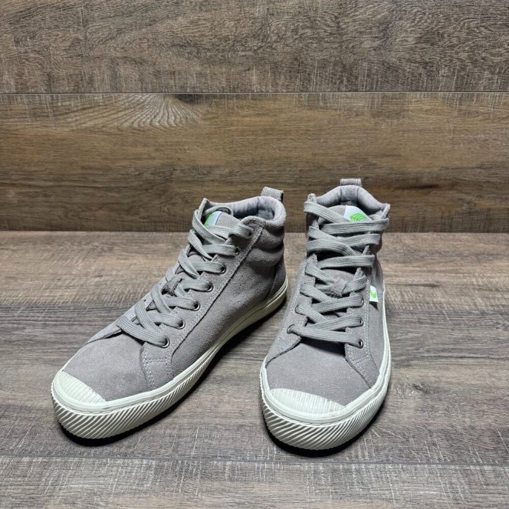 Cariuma Oca Gray Suede High Top Sneaker Women's Size 8.5